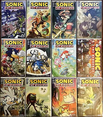 Buy LOT 481A: SONIC The HEDGEHOG Comic Books #56-67 A Covers 2023 Bagged Boarded NEW • 92.74£