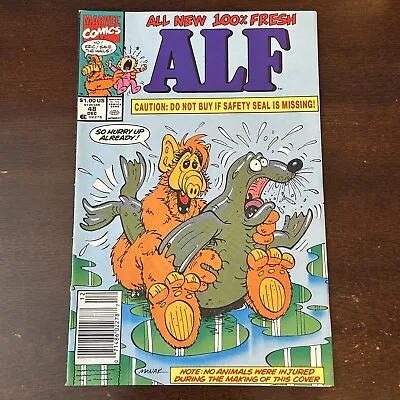 Buy ALF #48 (1991) - Controversial Cover! - Great Condition - Newsstand! • 237.09£