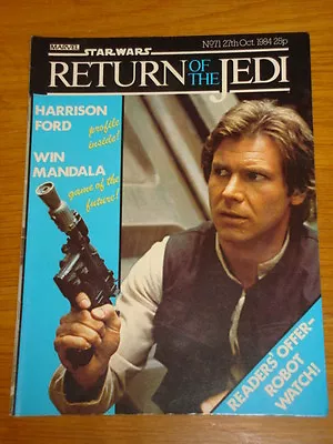 Buy Star Wars Return Of The Jedi #71 October 27 1984 British Weekly Comic • 3.99£