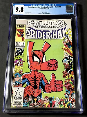 Buy Peter Porker, The Spectacular Spider-Han #12 1986 CGC 9.8 4421543020 • 237.18£