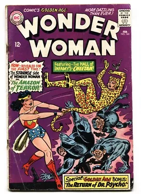 Buy WONDER WOMAN #160 First Silver-Age CHEETAH 1966-DC  Comic Book • 179.89£