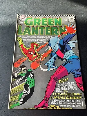 Buy Green Lantern 43 1st Major Disaster Silver Age DC 1966 Flash Gil Kane Fox Comic • 39.59£
