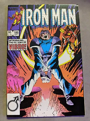 Buy Iron Man #186, Marvel Comics 1984, 1st Vibro, FREE UK POSTAGE • 7.99£