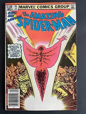 Buy Amazing Spider-Man King-size Annual #16 1st Monica Rambeau Marvel 1982 Comics • 37.81£