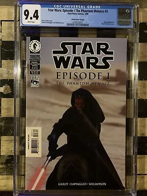 Buy Star Wars Episode I The Phantom Menace #3 CGC 9.4 Photo(1st Maul & Mace) • 78.51£