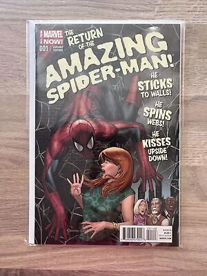 Buy Marvel Comics The Return Of The Amazing Spider-Man #1 2014 Variant • 12.99£