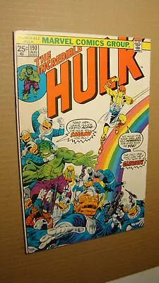 Buy Hulk 190 Vs 1st Glorian Appearance Herb Trimpe Art Bronze Age Marvel • 7.23£