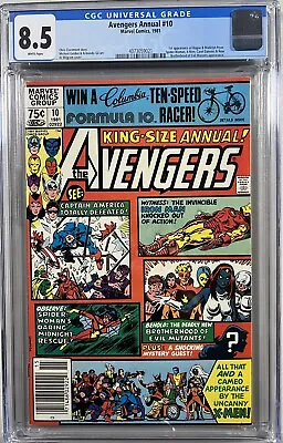 Buy Avengers Annual 10 (Marvel, 1981) CGC 8.5 WP  **1st Appearance Rogue** • 78.39£