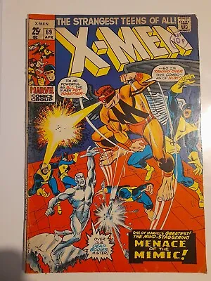 Buy Uncanny X-Men #69 Jan 1971 VGC- 3.5 Reprints 1st Appearance And Origin Of Mimic • 24.99£