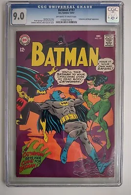 Buy Batman 197 CGG 9.0 Off White To White Old Label  Early Batgirl Catwoman  • 635.47£