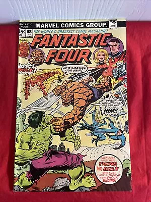Buy Marvel FANTASTIC FOUR #166 Jan 1976 HULK V THING • 19.79£