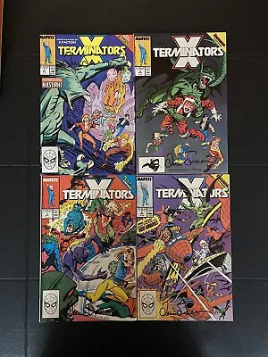 Buy X-Terminators #1 - 4 *SIGNED* By Louise Simonson Marvel Comics 1988 Complete Set • 11.86£