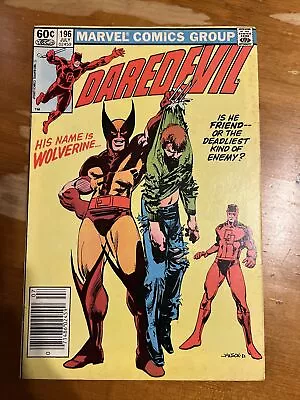 Buy Marvel Comics Daredevil 196 First Meeting Wolverine • 12.04£