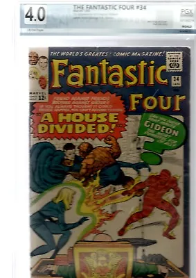 Buy Fantastic Four 34 Pgx 4.0 • 125£