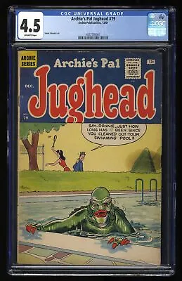 Buy Archie's Pal Jughead #79 CGC VG+ 4.5 Off White Creature From The Black Lagoon! • 510.89£