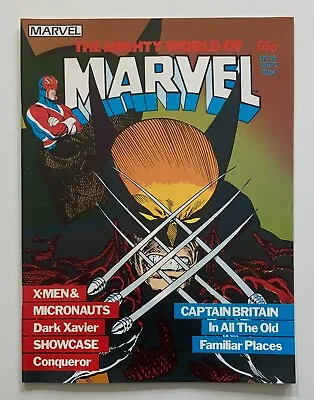 Buy Mighty World Of Marvel #16, Alan Davis Captain Britain UK 1984. FN/VF • 33.75£
