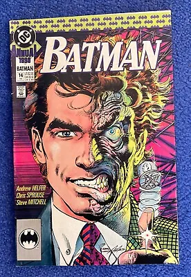 Buy DC Comics BATMAN ANNUAL #14 July 1990 Two-Face Origin Story Neal Adams Cover Art • 10£