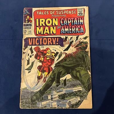 Buy Tales Of Suspense 83 Iron Man. Captain America Marvel Comics 1966 Cent Unstamped • 14.99£