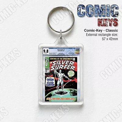 Buy Silver Surfer #1 (Marvel Comics 1968) Classic Size CGC  Graded  Inspired Keyring • 7.95£