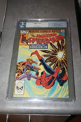 Buy AMAZING SPIDER-MAN 239 PGX 9.2 WHITE PAGES NOT CGC LOOKS GREAT 2nd HOBGOBLIN • 48.25£