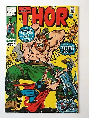 Buy The Mighty Thor #184 VFN (8.0) MARVEL ( Vol 1 1971) (3) • 25£