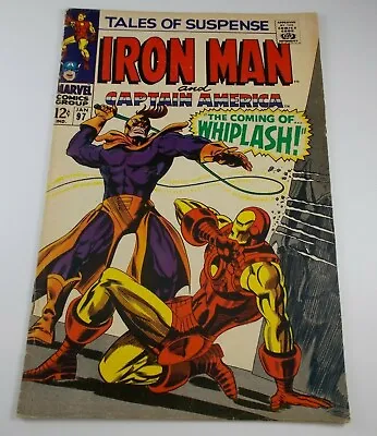 Buy Tales Of Suspense #97 1968 [4.5 VG+] 1st App. Whiplash Iron Man Captain America • 39.52£