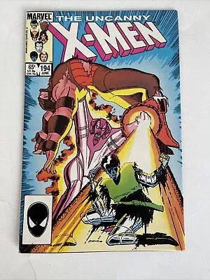 Buy Uncanny X-Men #194 Marvel 1985 Key 1st Struckers (Swordsman & Songbird) Direct • 7.02£