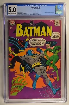 Buy Batman #197 CGC 5.0 Cr/OW 12/67 Catwomen & Batgirl App.  Infantino Cover • 123.93£