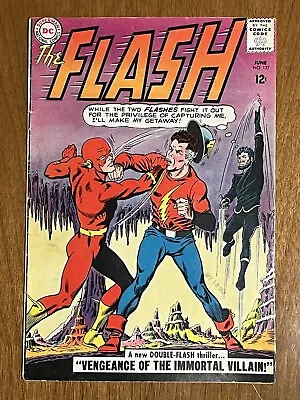 Buy The Flash #137/DC Comic Book/1st Silver Age Vandal Savage/FN- • 85.22£
