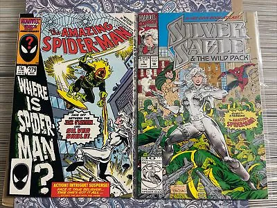 Buy AMAZING SPIDER-MAN #279 SILVER SABLE 1 1st COVER APP 1986 RON FRENZ Marvel Comic • 8.03£