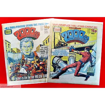 Buy 2000AD PROG 242-243 UK 2 Comics Bags And Boards See Description 1981 (Lot 901 • 7.99£