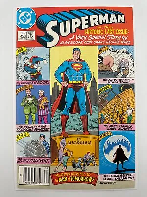 Buy Superman #423 Newsstand Copy - Very Fine 8.0 • 11.92£