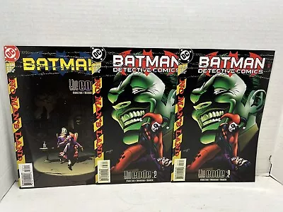 Buy Batman #570 & 2 Copies Detective Comics #737 Harley Quinn Joker • 23.71£
