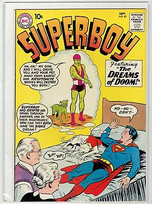 Buy Superboy #83 (1960) 1st Kryptonite Kid & Origin Fine Sale! • 30.83£