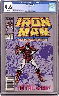 Buy Iron Man #225 CGC 9.6 1987 4120511023 • 207.88£