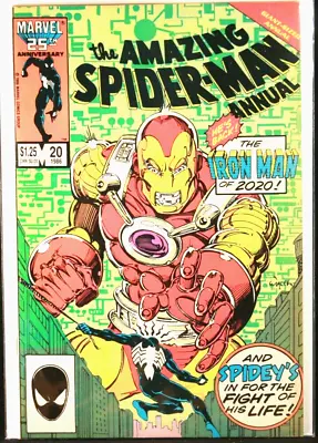 Buy Amazing Spider-man Annual #20 (8.5) 1st Cover Appearance Of Iron Man 2020!! 1986 • 8.93£