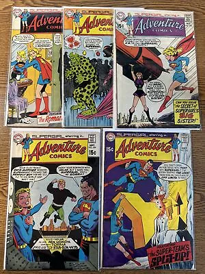 Buy Adventure Comics #382 384 385 386 388 DC Comics Vintage Silver Age 1st Print Lot • 19.75£