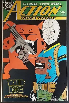 Buy Action Comics Weekly #640 DC COMICS 1989 Key Wild Dog | Co • 14.30£