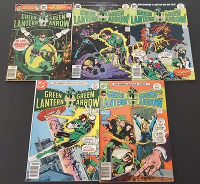 Buy Green Lantern & Green Arrow #90-94 (77)1st App Saarek W/black Canary Vs Sinestro • 19.71£