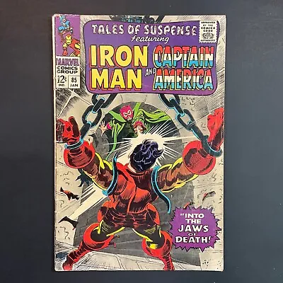 Buy Tales Of Suspense 85 Iron Man Silver Age Marvel 1967 Captain America Stan Lee • 15.85£