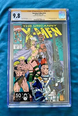 Buy 9.8 CGC SIGNED Chris Claremont UNCANNY X-MEN 274 Rogue Wolverine Jim Lee Art 1 4 • 158.07£