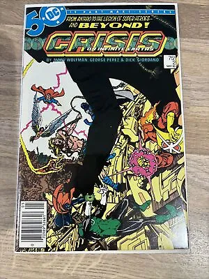 Buy DC Comics Crisis On Infinite Earths #2 1985 Bronze Age Rare Newsstand Variant • 14.99£