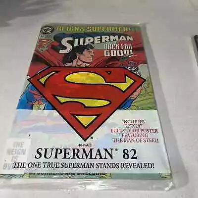 Buy Superman #82 Reign Of The Supermen (DC 1993) W/Poster 22x28 Man Of Steel • 18.77£