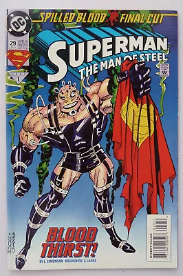 Buy Superman The Man Of Steel #29 - 1st Printing - DC Comics January 1994 VF- 7.5 • 4.45£
