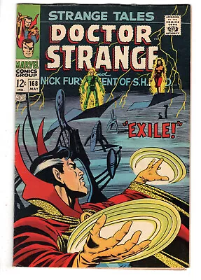Buy Strange Tales #168 (1968) - Grade 6.5 - Last Nick Fury & Dr Strange In Series! • 31.53£