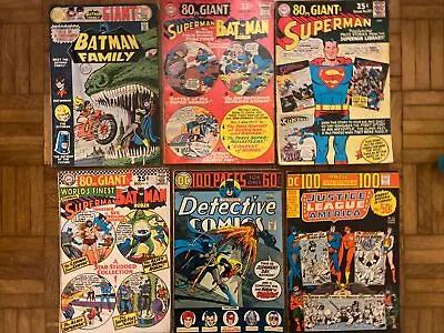 Buy 6 X SUPERMAN DETECTIVE COMICS JLA WORLDS FINEST 100 PAGE GIANTS • 64.99£