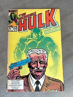 Buy The Incredible Hulk Volume 1 No 291 Vo IN Very Good Condition/Very Fine • 10.19£