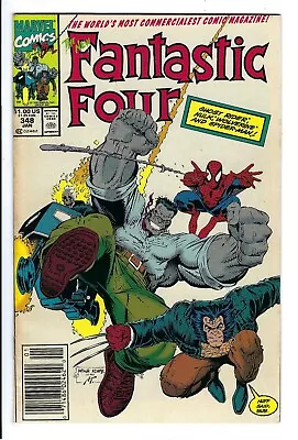 Buy Fantastic Four #348 Fn 1991 Newsstand :) • 5.53£