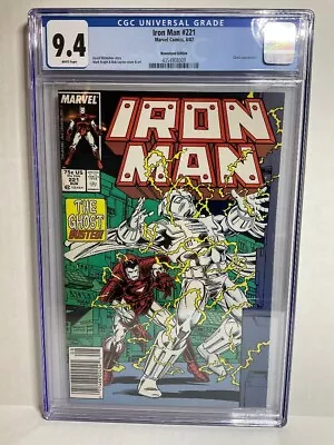 Buy Iron Man Comic Book Issue #221 (CGC Grade 9.4)  Ghost In The Machine!  👍 • 95.94£