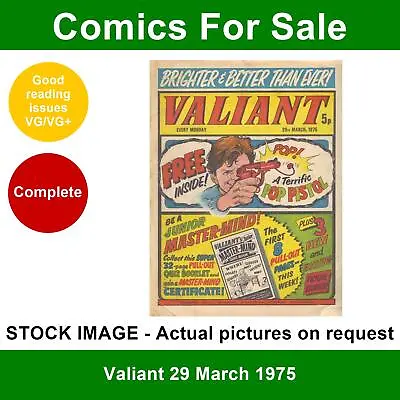 Buy Valiant 29 March 1975 - VG/VG+ - Master-Mind Quiz Pt1/4 • 4.99£